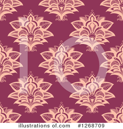 Royalty-Free (RF) Lotus Clipart Illustration by Vector Tradition SM - Stock Sample #1268709