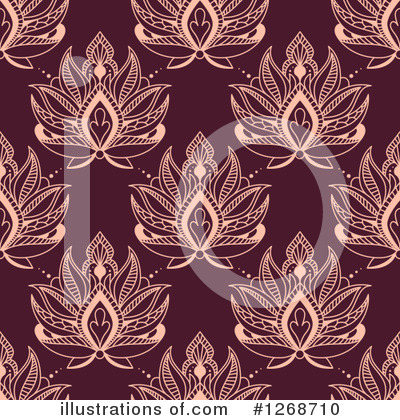 Royalty-Free (RF) Lotus Clipart Illustration by Vector Tradition SM - Stock Sample #1268710