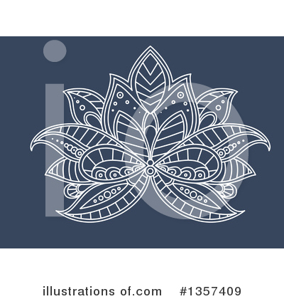 Royalty-Free (RF) Lotus Clipart Illustration by Vector Tradition SM - Stock Sample #1357409