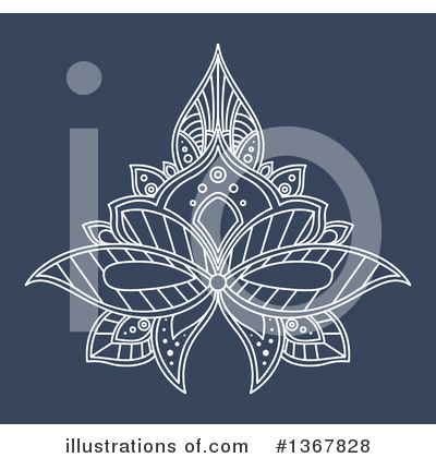 Royalty-Free (RF) Lotus Clipart Illustration by Vector Tradition SM - Stock Sample #1367828
