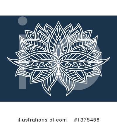 Royalty-Free (RF) Lotus Clipart Illustration by Vector Tradition SM - Stock Sample #1375458