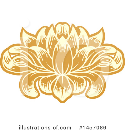 Lotus Flower Clipart #1457086 by AtStockIllustration
