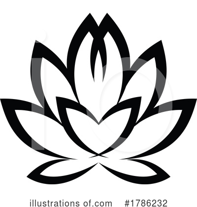 Royalty-Free (RF) Lotus Clipart Illustration by Vector Tradition SM - Stock Sample #1786232