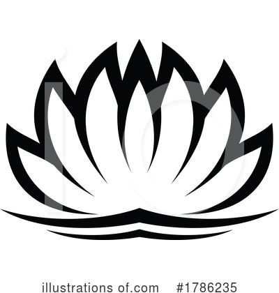 Royalty-Free (RF) Lotus Clipart Illustration by Vector Tradition SM - Stock Sample #1786235