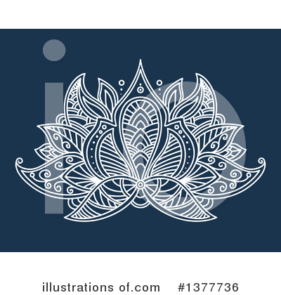 Royalty-Free (RF) Lotus Flower Clipart Illustration by Vector Tradition SM - Stock Sample #1377736