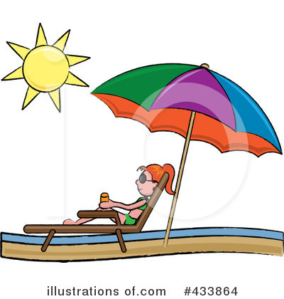 Beach Umbrella Clipart #433864 by Pams Clipart