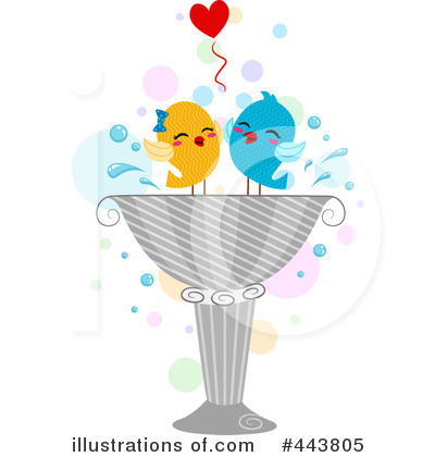 Royalty-Free (RF) Love Birds Clipart Illustration by BNP Design Studio - Stock Sample #443805