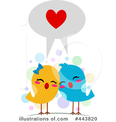 Royalty-Free (RF) Love Birds Clipart Illustration by BNP Design Studio - Stock Sample #443820