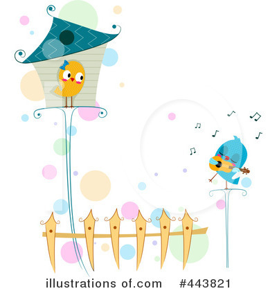 Royalty-Free (RF) Love Birds Clipart Illustration by BNP Design Studio - Stock Sample #443821