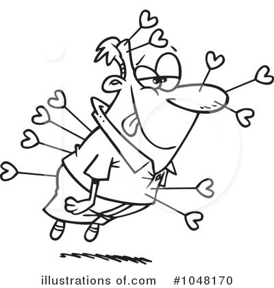 Royalty-Free (RF) Love Clipart Illustration by toonaday - Stock Sample #1048170