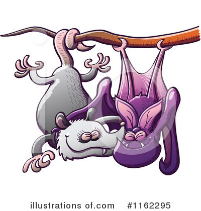 Flying Bat Clipart #1162295 by Zooco