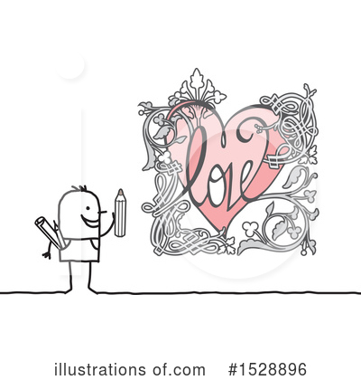 Royalty-Free (RF) Love Clipart Illustration by NL shop - Stock Sample #1528896