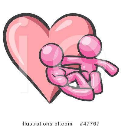 Pink Design Mascot Clipart #47767 by Leo Blanchette