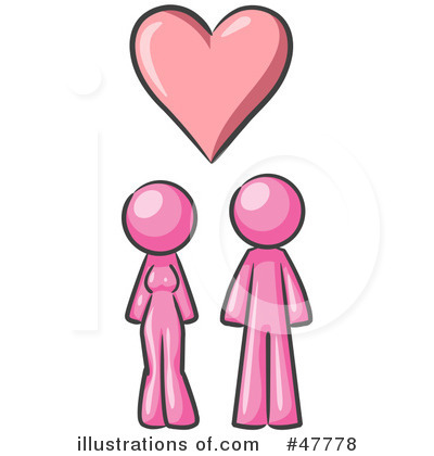 Pink Design Mascot Clipart #47778 by Leo Blanchette