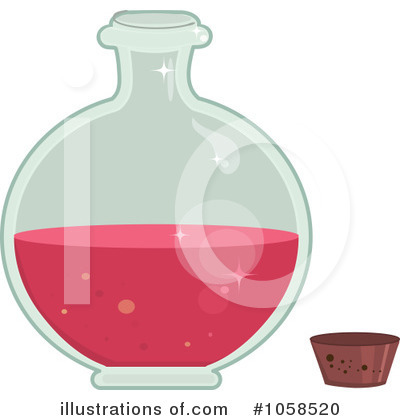 Royalty-Free (RF) Love Potion Clipart Illustration by Melisende Vector - Stock Sample #1058520