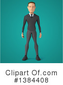 Low Poly Business Man Clipart #1384408 by Julos