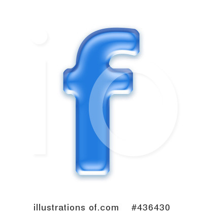 Royalty-Free (RF) Lowercase Blue Letter Clipart Illustration by chrisroll - Stock Sample #436430