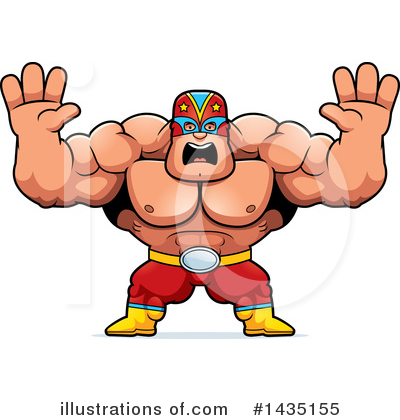 Wrestler Clipart #1435155 by Cory Thoman