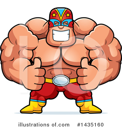 Wrestler Clipart #1435160 by Cory Thoman