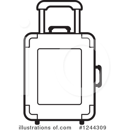 Royalty-Free (RF) Luggage Clipart Illustration by Lal Perera - Stock Sample #1244309