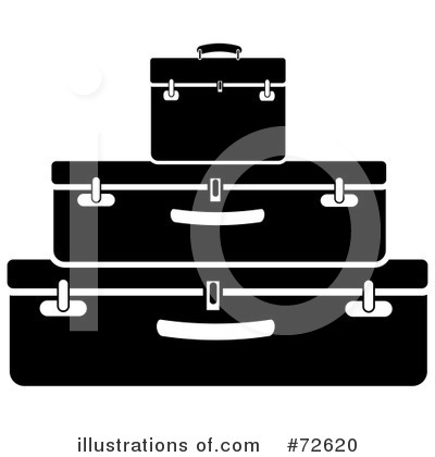 Royalty-Free (RF) Luggage Clipart Illustration by Pams Clipart - Stock Sample #72620