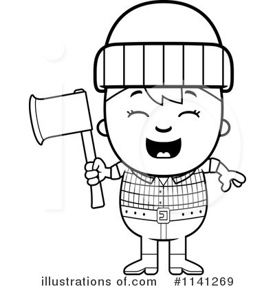 Royalty-Free (RF) Lumberjack Clipart Illustration by Cory Thoman - Stock Sample #1141269