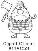 Lumberjack Clipart #1141521 by Cory Thoman
