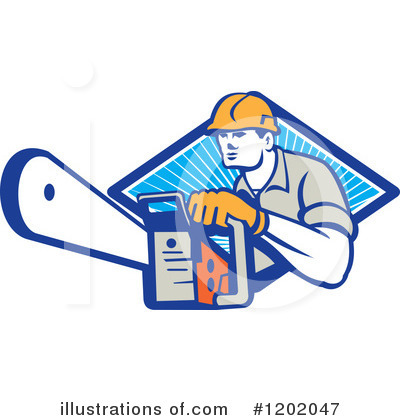 Royalty-Free (RF) Lumberjack Clipart Illustration by patrimonio - Stock Sample #1202047