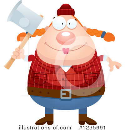 Logger Clipart #1235691 by Cory Thoman