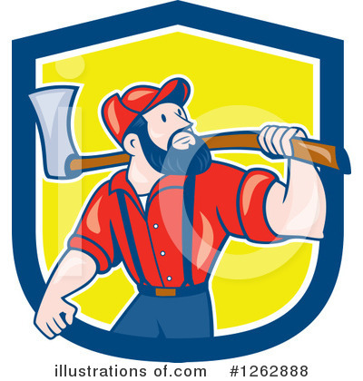 Paul Bunyan Clipart #1262888 by patrimonio