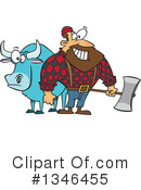 Lumberjack Clipart #1346455 by toonaday