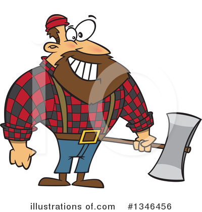 Logger Clipart #1346456 by toonaday