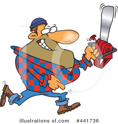 Royalty-Free (RF) Lumberjack Clipart Illustration by toonaday - Stock Sample #441736