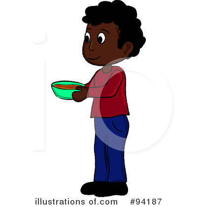 Royalty-Free (RF) Lunch Clipart Illustration by Pams Clipart - Stock Sample #94187