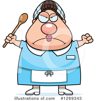 Royalty-Free (RF) Lunch Lady Clipart Illustration by Cory Thoman - Stock Sample #1269343