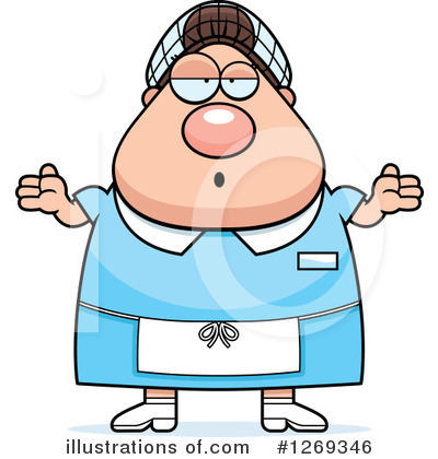 Royalty-Free (RF) Lunch Lady Clipart Illustration by Cory Thoman - Stock Sample #1269346