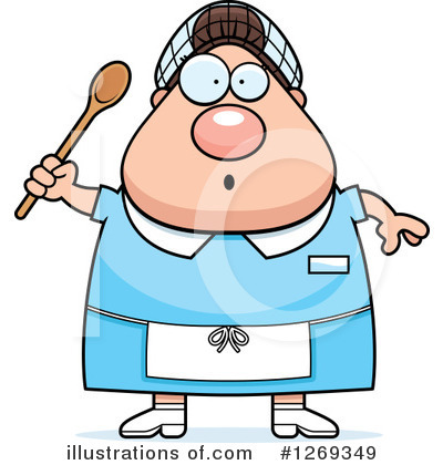 Royalty-Free (RF) Lunch Lady Clipart Illustration by Cory Thoman - Stock Sample #1269349