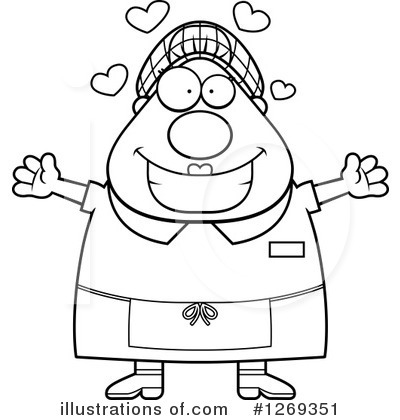 Royalty-Free (RF) Lunch Lady Clipart Illustration by Cory Thoman - Stock Sample #1269351