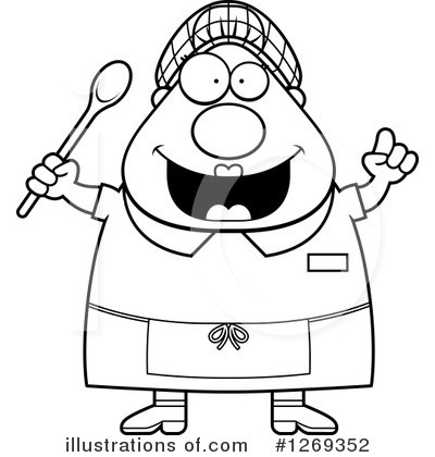 Royalty-Free (RF) Lunch Lady Clipart Illustration by Cory Thoman - Stock Sample #1269352