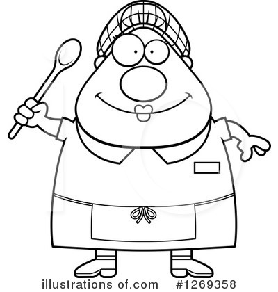 Royalty-Free (RF) Lunch Lady Clipart Illustration by Cory Thoman - Stock Sample #1269358