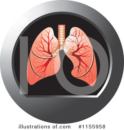 Royalty-Free (RF) Lungs Clipart Illustration by Lal Perera - Stock Sample #1155958