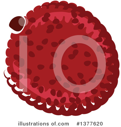 Royalty-Free (RF) Lychee Clipart Illustration by Vector Tradition SM - Stock Sample #1377620