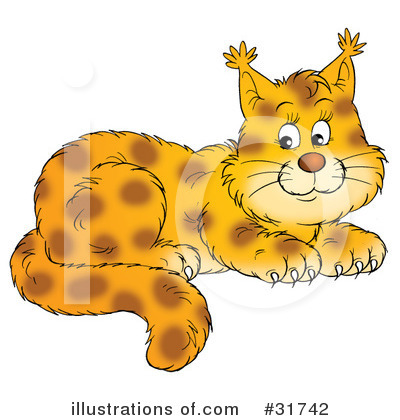 Royalty-Free (RF) Lynx Clipart Illustration by Alex Bannykh - Stock Sample #31742