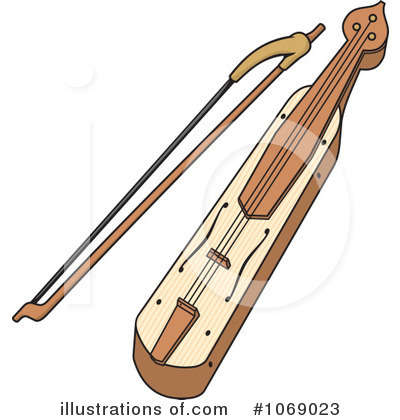 Royalty-Free (RF) Lyre Clipart Illustration by Any Vector - Stock Sample #1069023