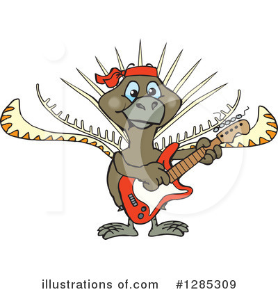Royalty-Free (RF) Lyrebird Clipart Illustration by Dennis Holmes Designs - Stock Sample #1285309