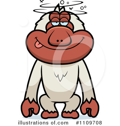 Royalty-Free (RF) Macaque Clipart Illustration by Cory Thoman - Stock Sample #1109708