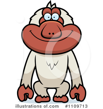 Macaque Clipart #1109713 by Cory Thoman