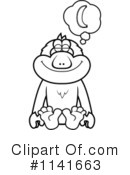 Macaque Clipart #1141663 by Cory Thoman
