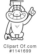 Macaque Clipart #1141699 by Cory Thoman