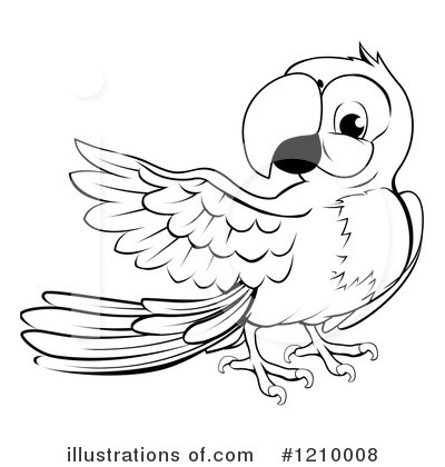 Royalty-Free (RF) Macaw Clipart Illustration by AtStockIllustration - Stock Sample #1210008